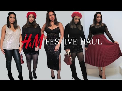 H&M Christmas Try-on Haul | Festive Outfits For Every Shape | RYA TEE
