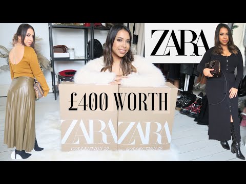 HUGE £400 ZARA HAUL + TRY ON | NEW IN | RYA TEE