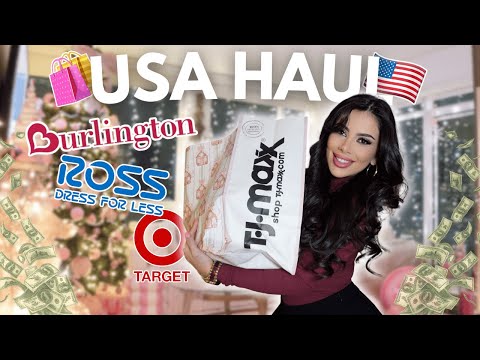HUGE girly America shopping haul! (Target, Burlington, Ross & Tjmaxx) 🎀🇺🇸