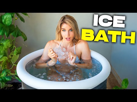 I Tried an Ice Bath for the First Time ❄️🫶 | Alina’s Cold Plunge Experience