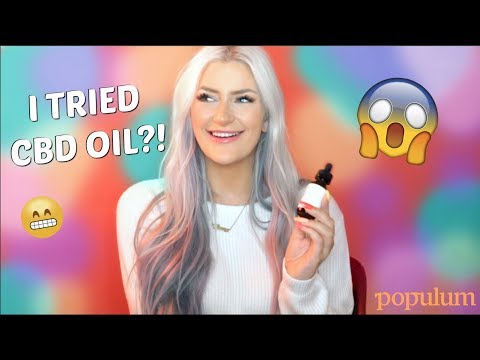 I TRIED CBD OIL?!  POPULUM /// What happened to my body