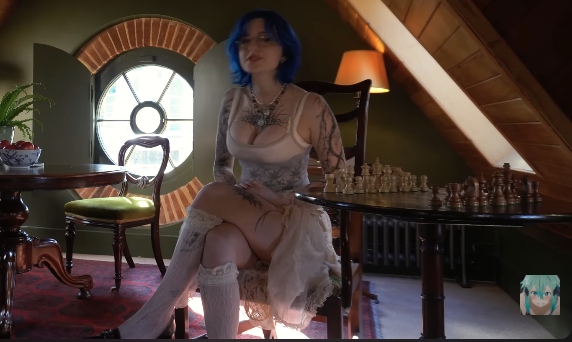 Lyra Crow Thinks About Chess Before Bath Time