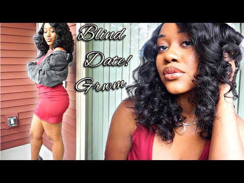 I'm Going On A Blind Date! Chitchat GRWM Fluffly Curls |Wignee Hair
