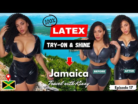 Jamaica Travel Vlog & Latex Shine ASMR Try On | Montego Bay, Sam Sharpe Square & Doctor’s Cave Beach