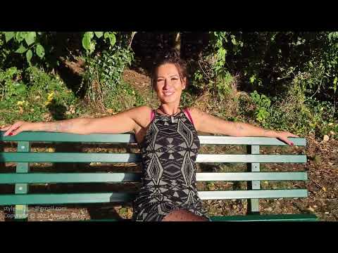 Klaudia Rosa TRAILER Crystal Diamond Dress Nylon Polka Dot Pantyhose Strappy Goldie Heels Review