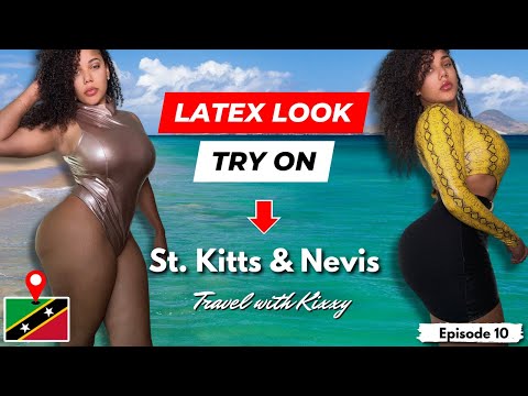Latex Bodysuit Try On x 🇰🇳 Saint Kitts & Nevis island Sail Trip – Snorkeling, Beaches & Iconic Views