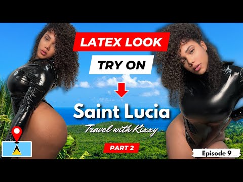 Latex Bodysuit Try On x 🇱🇨 Saint Lucia Vlog – Rainforest, Reduit Beach, Spinnakers & Pigeon Island