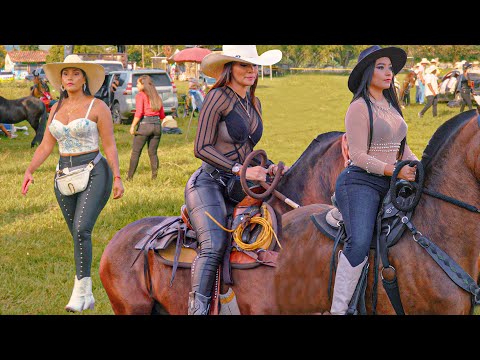 Latinas Teach How to Ride | The Hottest Women Riding Horses in Colombia