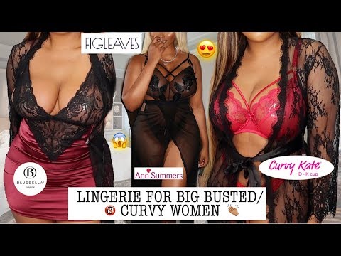 LINGERIE/BRA TRY ON HAUL FOR BIG BUSTED/CURVY WOMEN| FIGLEAVES, CURVY KATE, BLUEBELLA, PLUS SIZE BBW