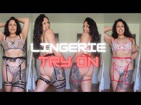 Lingerie Thong Try On and Review