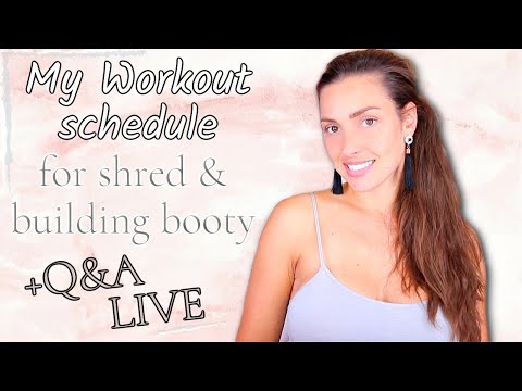 LIVE Q&A and talking about my workout schedule