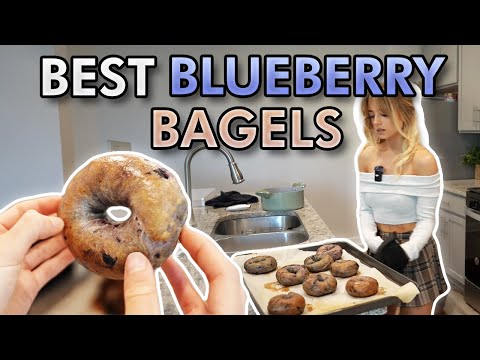 Making Blueberry Bagels & More!