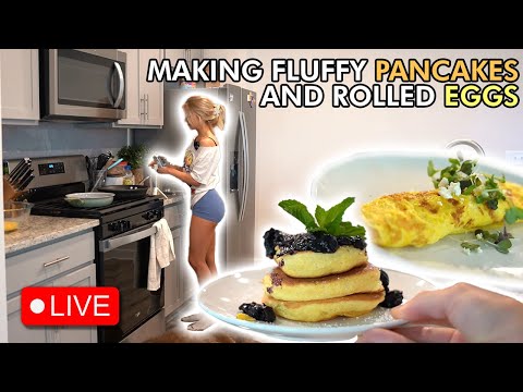 Making The Best Pancakes and Eggs!