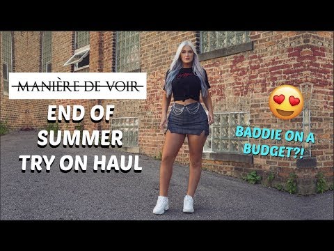 MANIERE DE VOIR try on haul /// BADDIE ON A BUDGET