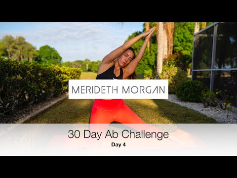 Merideth Morgan's 30 Day Ab Challenge – Day 4 [10 MIN INTENSE AB WORKOUT // No Equipment]