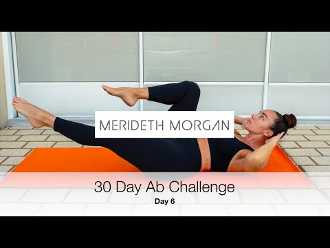 Merideth Morgan's 30 Day Ab Challenge – Day 6 [10 MIN INTENSE AB WORKOUT // No Equipment]