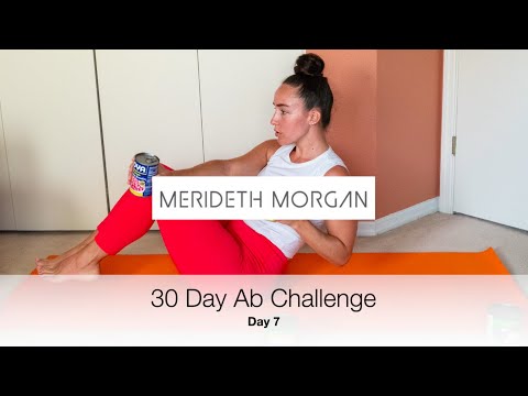 Merideth Morgan's 30 Day Ab Challenge – Day 7 [10 MIN INTENSE AB WORKOUT // No Equipment]
