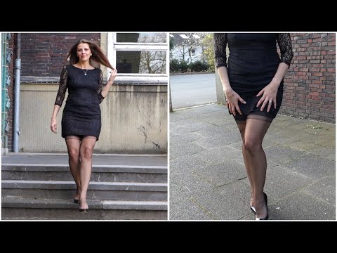 MINI DRESS, STOCKINGS and HIGH HEELS – Elegant Style | Kats little world