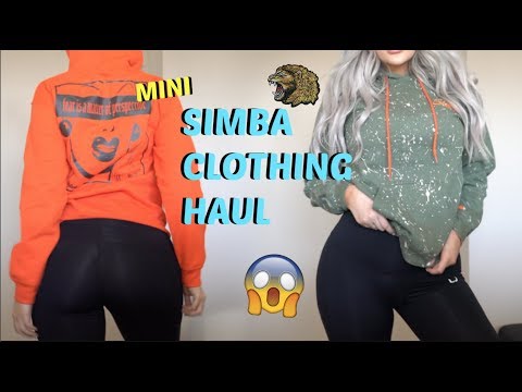 mini SIMBA CLOTHING HAUL