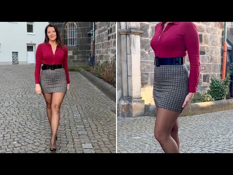 MINI SKIRT, TIGHTS and HIGH HEELS – Secretary Style | Kats little world