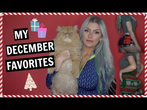 my DECEMBER favorites 2018 try on