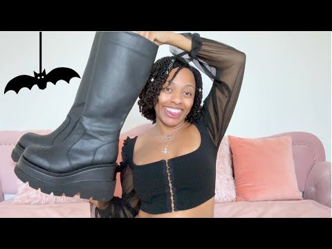 My FIRST Gothic Boots + Styling | Demonia Shaker 100 Review