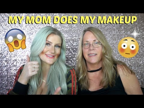 MY MOM DOES MY MAKEUP CHALLENGE