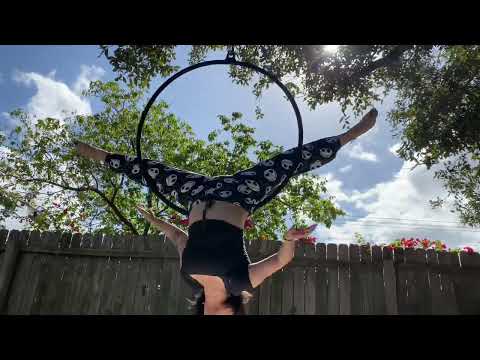 My sister shows me Aerial moves