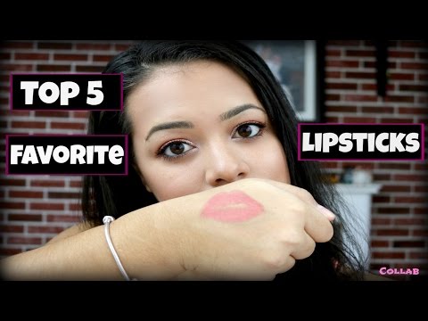 My Top 5 Favorite Lipsticks || Collab with Kim Rose