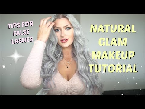NATURAL GLAM MAKEUP TUTORIAL /// False Lash Tips