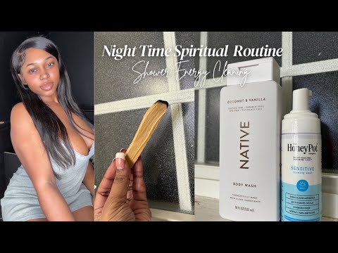 NIGHT TIME SHOWER ROUTINE 🫧🪷+ skin care + chit chat | Hennessy ￼