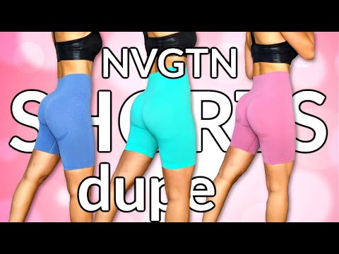 NVGTN seamless shorts dupe // Full review & try on