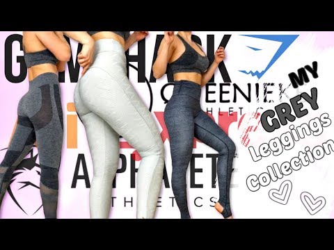 OMG!  ALL MY GREY LEGGINGS TRY ON  📷 Gymshark –  Lululemon – Aliexpress – Alphalete and more