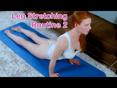 Part 2 ❤️ Yoga Practice Back Relaxing Leg Stretching Routine