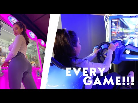 PLAYING EVERY GAME IN THE ARCADE