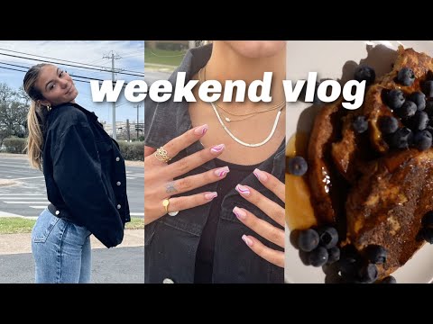 PRODUCTIVE WEEKEND IN ATX | shopping, nails, podcasting, & more