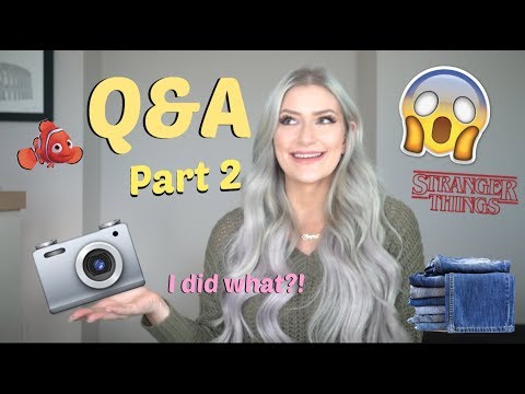 Q&A TAKE 2!!!!!! I've never seen the Titanic??? I did what?!