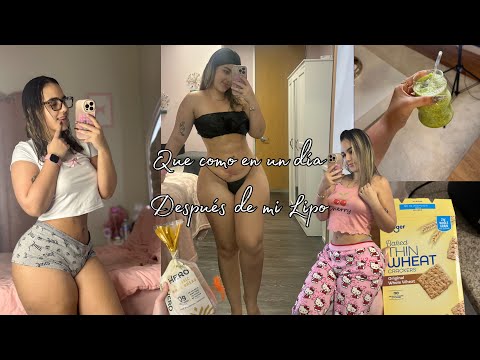 Que Como en 1 Día🥘Después de mi Lipo 360👩🏼‍⚕️