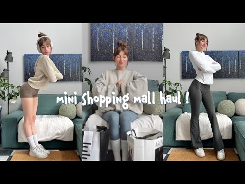 rainy shopping mall haul :)🌧️🛒