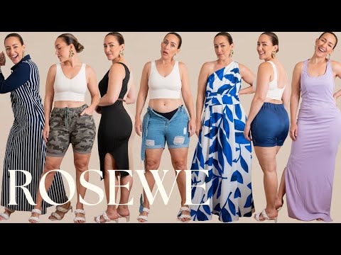 Realistic Size 8 Rosewe Shorts/Dresses Try On Haul [+ discount code Merideth05]
