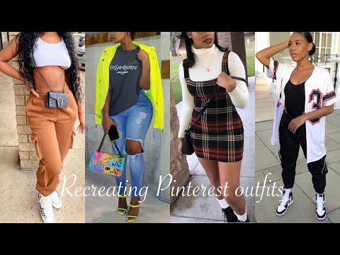 RECREATING PINTEREST OUTFITS| THICK GIRL| STREETWEAR| CLASSY CUTE
