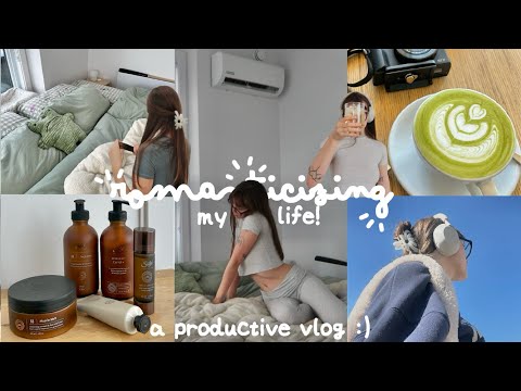 romanticizing my life! 🎧☕️ a vlog :)