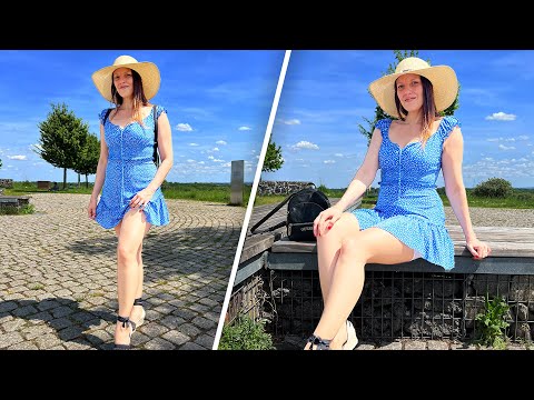 Ruhr Area View in MINI DRESS & STOCKINGS | FANTASTIC VIEW ❤❤ | Kats little world