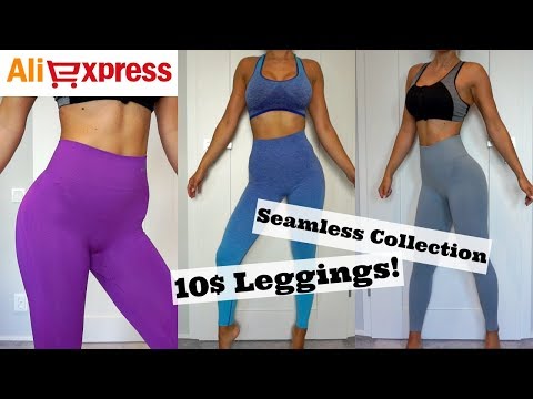 Seamless Leggings – Review & Try on – Aliexpress
