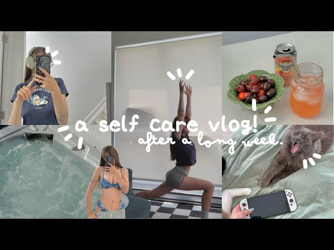 self care vlog!! after a long week :)