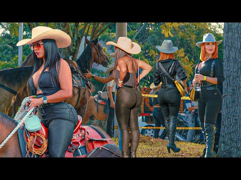 Sexiest Women are in COLOMBIA 🔥 Cowgirls in Rodeo 2024