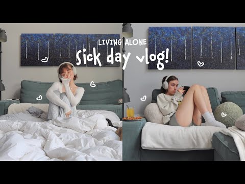 sick day ☕️🌧️ little vlog!