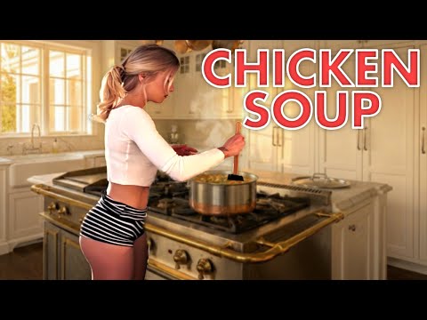 Sick Day! Making Chicken Tortilla Soup!