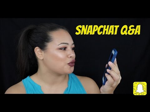 Snapchat Q&A || MakeupByMika