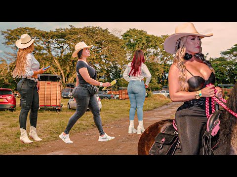 Stunning and Beautiful Women in Colombian Rodeo 😍